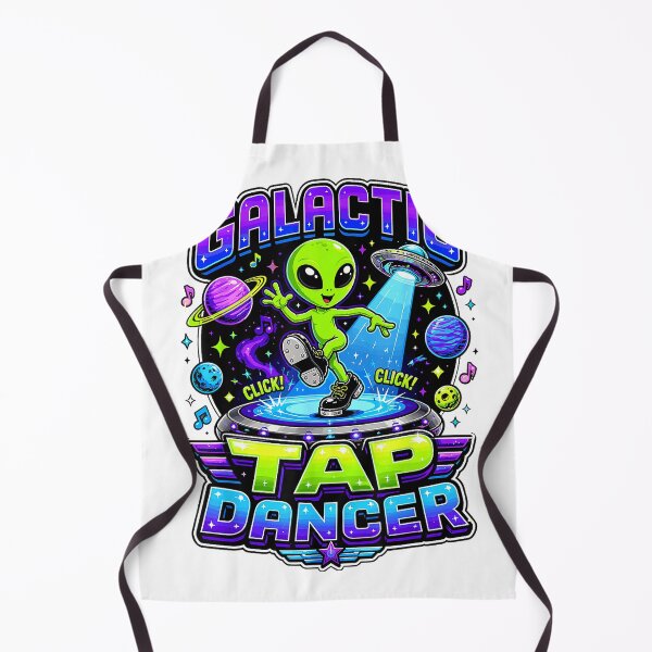 Artikelvorschau, Tap Dance Alien Cosmic Tap Dancer Space Art T-Shirt entworfen und verkauft von DArtfulStudio.