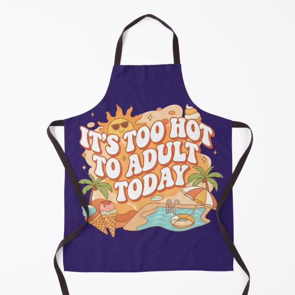 Item preview, It's Too Hot To Adult Today Groovy Pool Sun designed and sold by Exquisite Design Studio „Paculówka”.