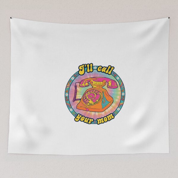 Item preview, Noah Kahan Call Your Mom Retro Groovy Telephone Tee  designed and sold by UllricKramer.