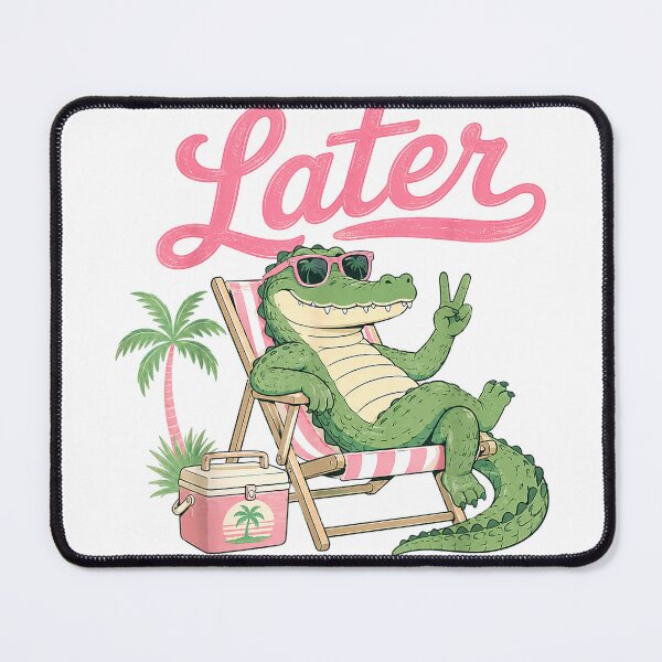 Item preview, Teacher Summer Alligator See You Later Last Day of School T-Shirt designed and sold by Badriiiii.