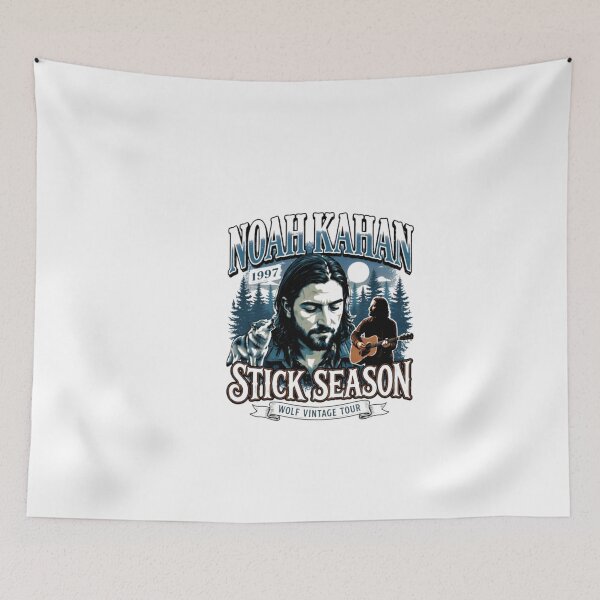 Item preview, Kahan Stick Season Wolf Vintage Retro Bootleg Noah designed and sold by UllricKramer.