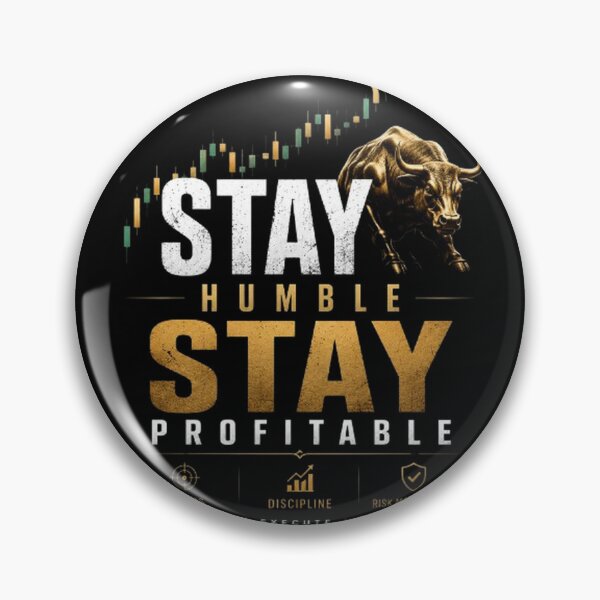 Item preview, Stay Humble Stay Profitable Premium Trading Design designed and sold by PipForgeStudio .