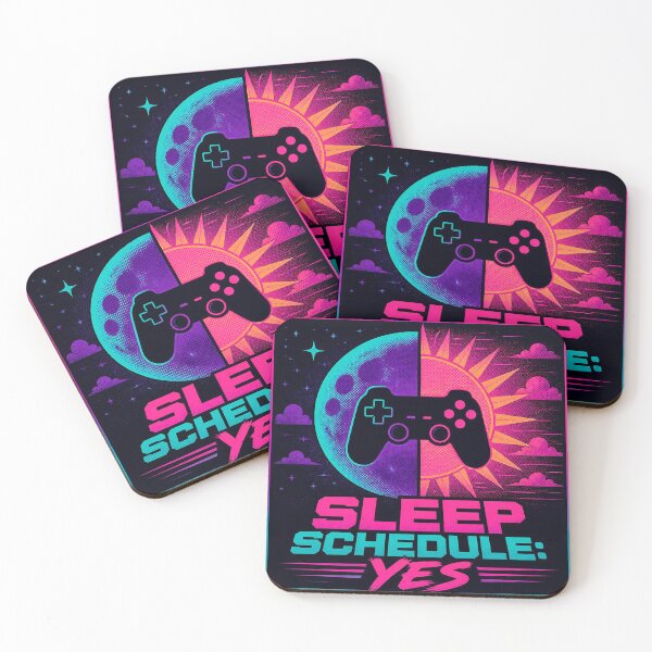 Item preview, Sleep Schedule Yes - Funny Gamer Night Owl Retro Shirt designed and sold by Geek Tracy Shop.