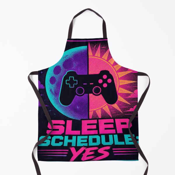 Item preview, Sleep Schedule Yes - Funny Gamer Night Owl Retro Shirt designed and sold by Geek Tracy Shop.