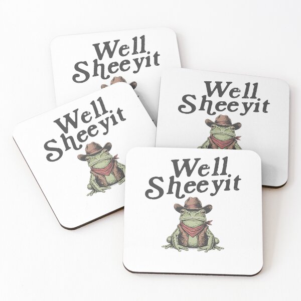 Item preview, Well Sheeyit Funny Frog Cowboy designed and sold by nosu-art-pod.