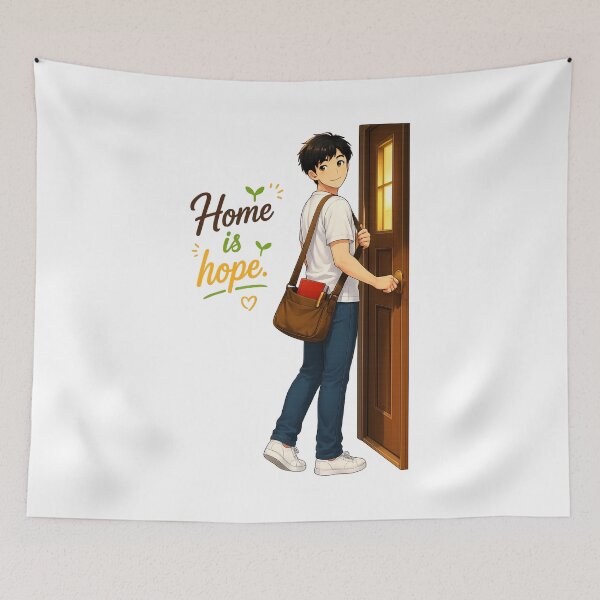 Item preview, Home Is Hope designed and sold by Happyfreedom.