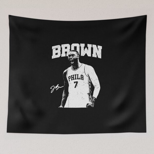 Item preview, Jaylen Brown Philadelphia Basketball Vintage Signature designed and sold by chibichibii.