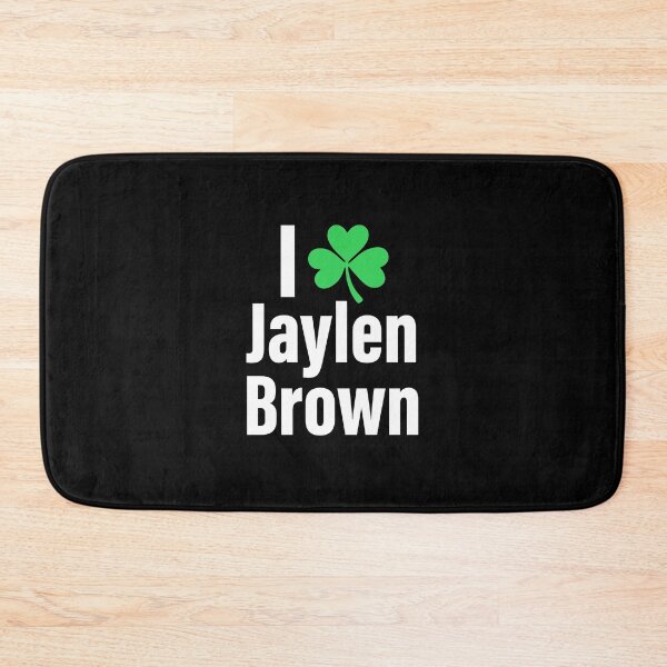 Item preview, St. Patrick’s Day Celtics Fan I Heart Jaylen Brown designed and sold by chibichibii.