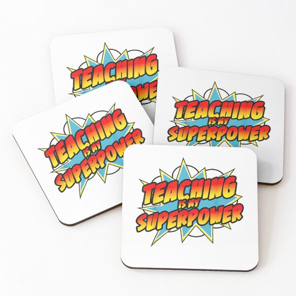 Item preview, Teaching Is My Superpower  Retro Comic Teacher T-Shirt designed and sold by ‘Nothing Scares Me’ Store.