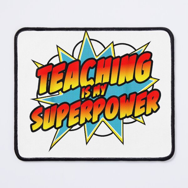 Item preview, Teaching Is My Superpower Retro Comic Teacher T-Shirt designed and sold by ‘Nothing Scares Me’ Store.