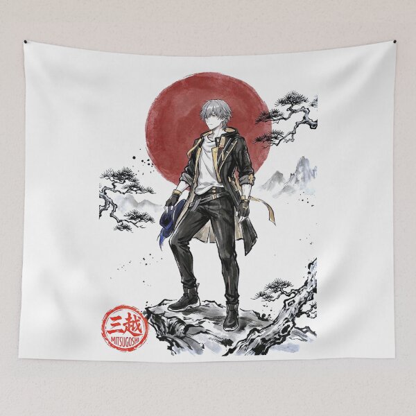 Item preview, Caelus Sumi-e designed and sold by Mitsugoshi.