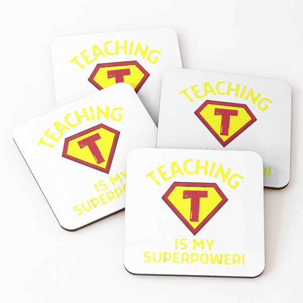 Item preview, Teaching is My Superpower - Fun Elementary Teacher 1st Grade T-Shirt designed and sold by DArtfulStudio.