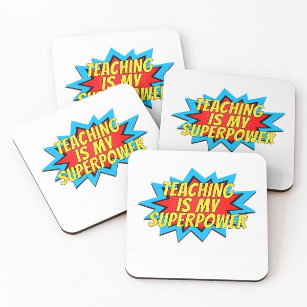 Item preview, Teaching Is My Superpower Hero Teacher Gift T-Shirt designed and sold by DArtfulStudio.