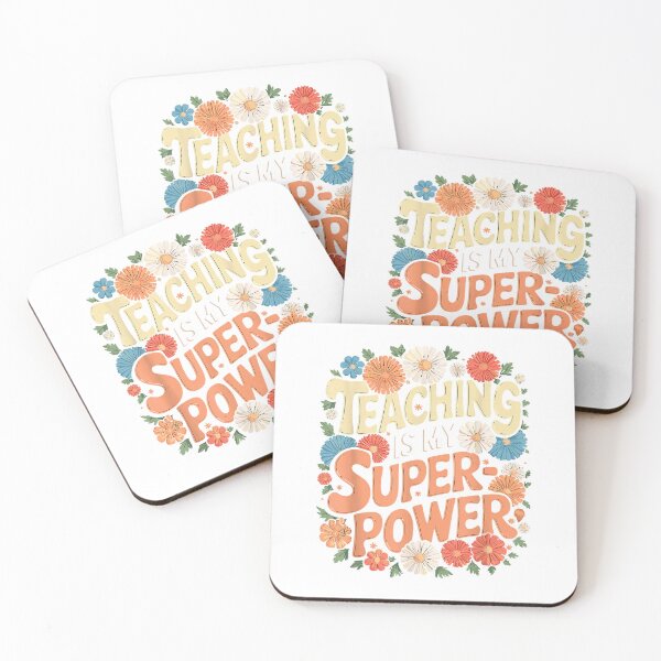 Item preview, Teaching Is My Superpower Retro Teacher T-Shirt designed and sold by SavsMerch.