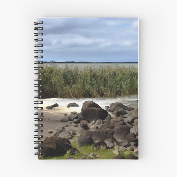 Item preview, Tranquil Shores of Lake Bolac designed and sold by Yolanda Caporn Art.