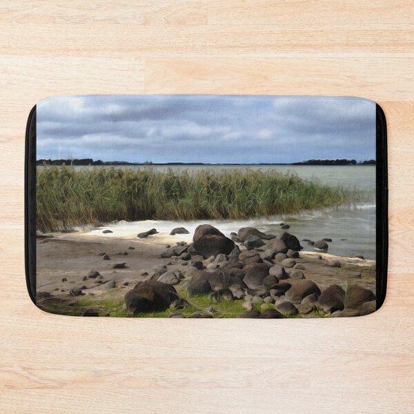 Item preview, Tranquil Shores of Lake Bolac designed and sold by Yolanda Caporn Art.