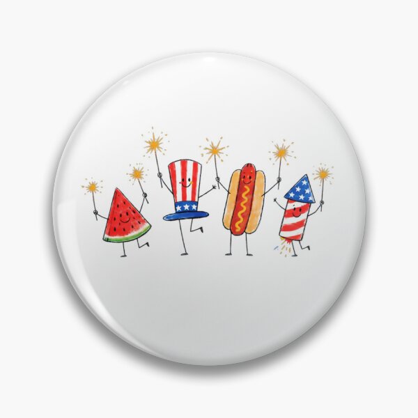 Item preview,  Fourth of July Watermelon Hotdog Firework designed and sold by calavonaOOP.