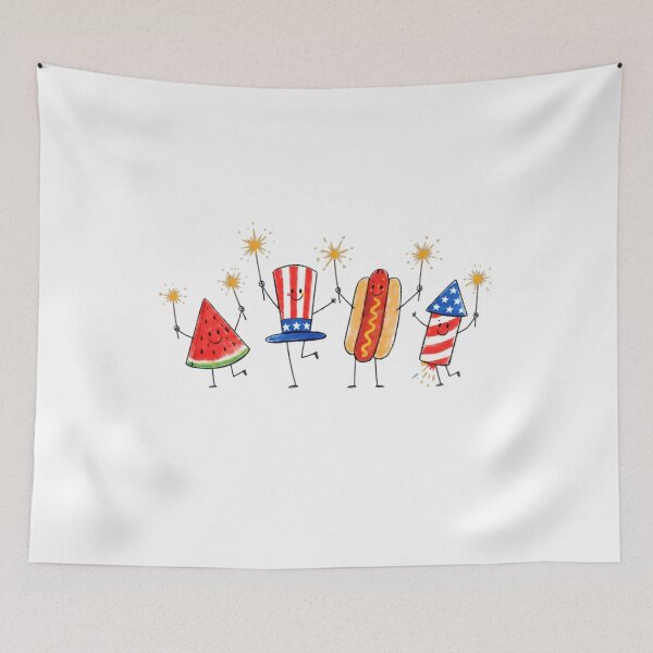 Item preview,  Fourth of July Watermelon Hotdog Firework designed and sold by calavonaOOP.