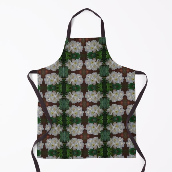 Item preview, White Rhododendron Mandala — Symmetrical Floral Medallion Pattern designed and sold by Andrey Yurkevich Art.