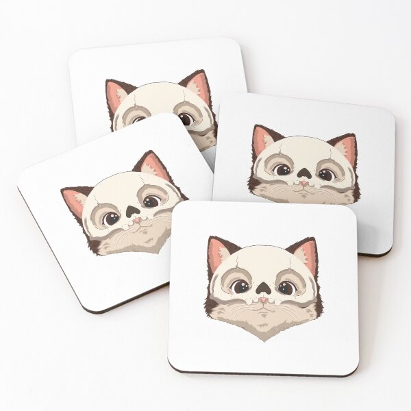 Item preview, Skull face cat Illustration  designed and sold by Ramarvel.
