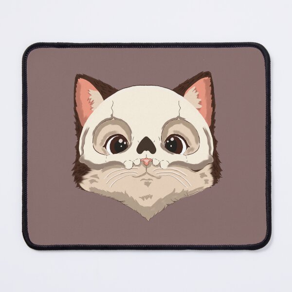 Item preview, Skull face cat Illustration  designed and sold by Ramarvel.