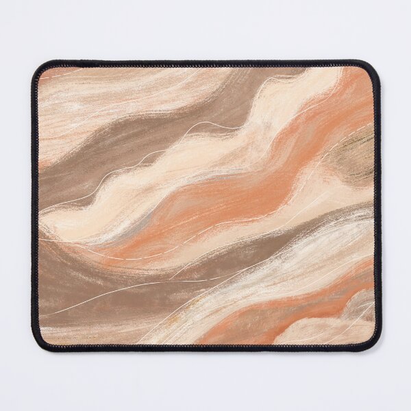 Item preview, Abstract Terracotta Brush Strokes Earth Tone Pattern designed and sold by Witsnu7356.