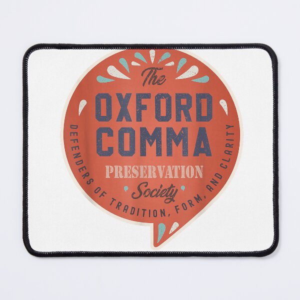 Item preview, The Oxford Comma Preservation Society Team Oxford Vintage T-Shirt Small designed and sold by Badriiiii.