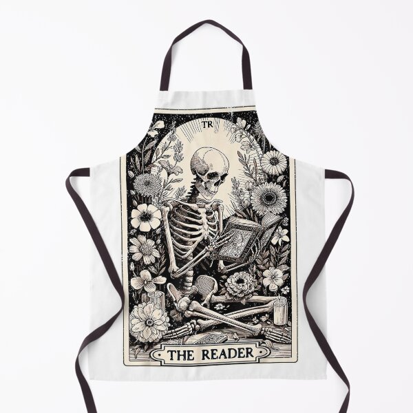 Item preview, The Reader Tarot Card Funny Book Lover Skeleton Reading Book T-Shirt designed and sold by kevincuellar.