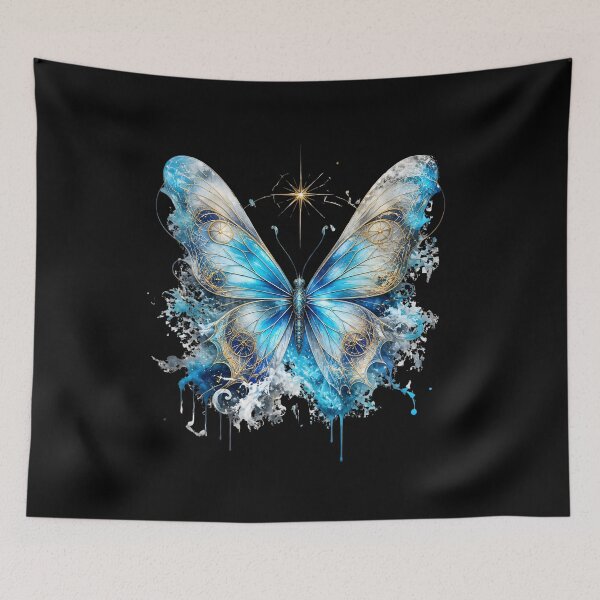 Item preview, Magical Air Magic Butterfly Watercolour Tshirt designed and sold by Starlett Designs.