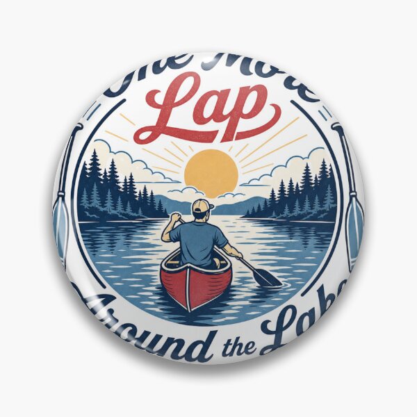Item preview, One More Lap - Vintage Lake Paddling designed and sold by GoverArt.