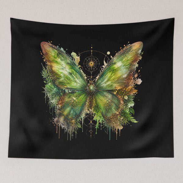 Item preview, Magical Earth Magic Butterfly Watercolour Tshirt designed and sold by Starlett Designs.