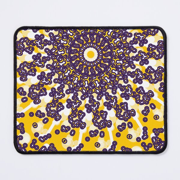 Item preview, Purple Bubble Sunburst Abstract Mastard. designed and sold by Yenday.