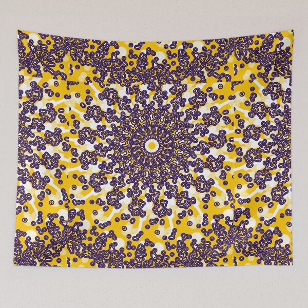 Item preview, Purple Bubble Sunburst Abstract Mastard. designed and sold by Yenday.