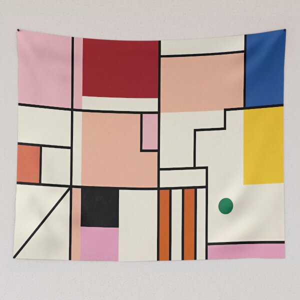 Item preview, Modern Geometric Abstraction – Bauhaus Style designed and sold by Timegraf.