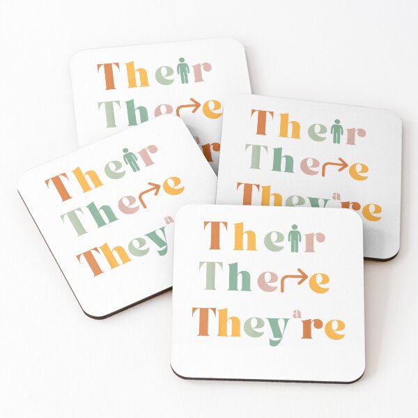Item preview, Their There They're Funny English Teacher Gramma Police Joke T-Shirt designed and sold by JJLetterDesigns.