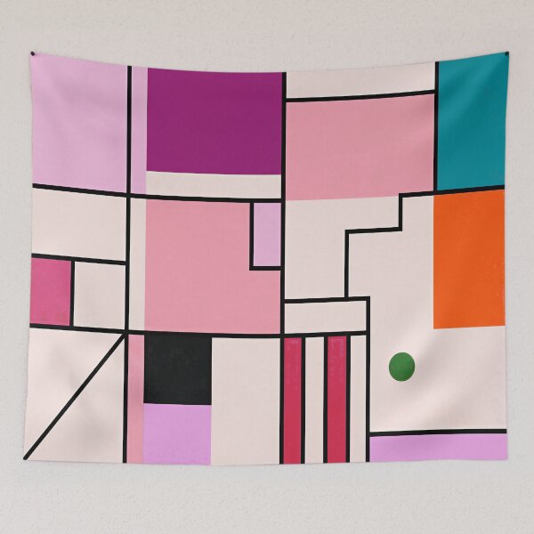 Item preview, Modern Geometric Abstraction – Bauhaus Style designed and sold by Timegraf.