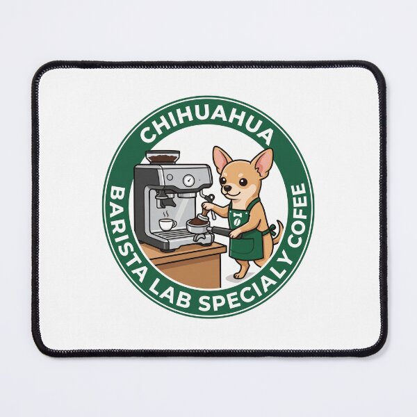 Item preview, Chihuahua Specialty Coffee Barista Espresso Machine designed and sold by PictoVibe.