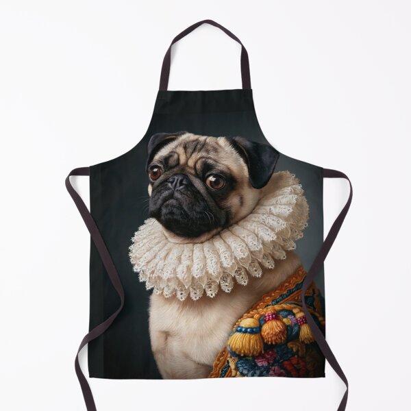 Item preview, The Royal Pug - Baroque Style Pet Portrait Painting designed and sold by Artmugic.