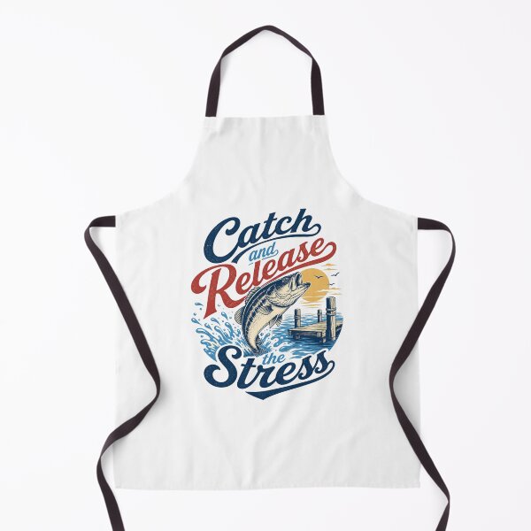 Item preview, Catch and Release the Stress - Vintage Lake Life designed and sold by GoverArt.