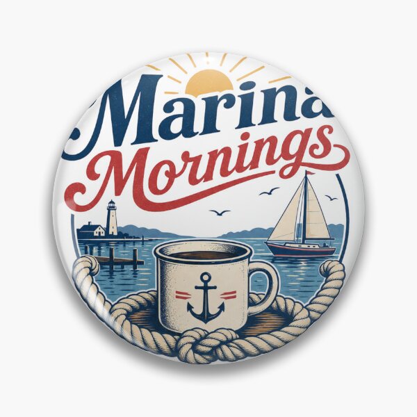 Item preview, Marina Mornings - Vintage Lake Life designed and sold by GoverArt.