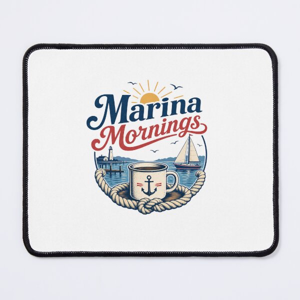 Item preview, Marina Mornings - Vintage Lake Life designed and sold by GoverArt.