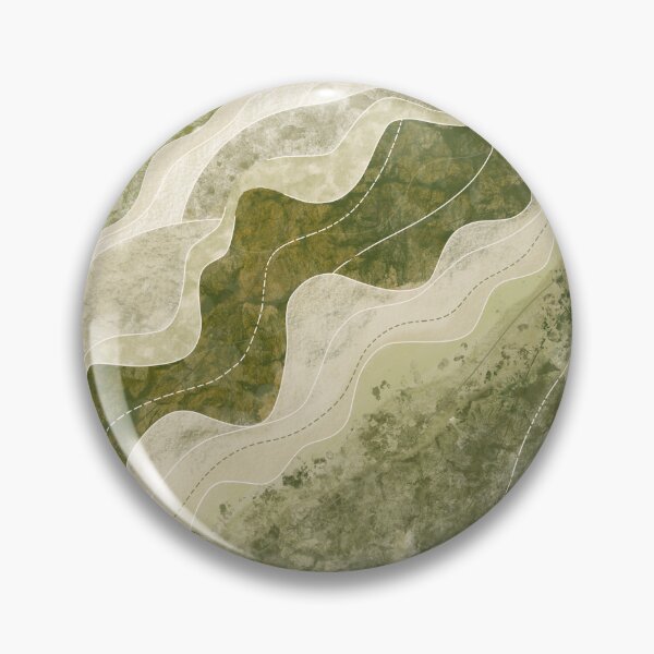 Item preview, Abstract Sage Green Wavy Pattern Textured Wall Art designed and sold by Witsnu7356.