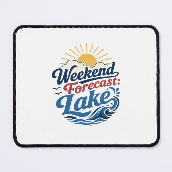 Item preview, Weekend Forecast Lake - Vintage Lake Life designed and sold by GoverArt.