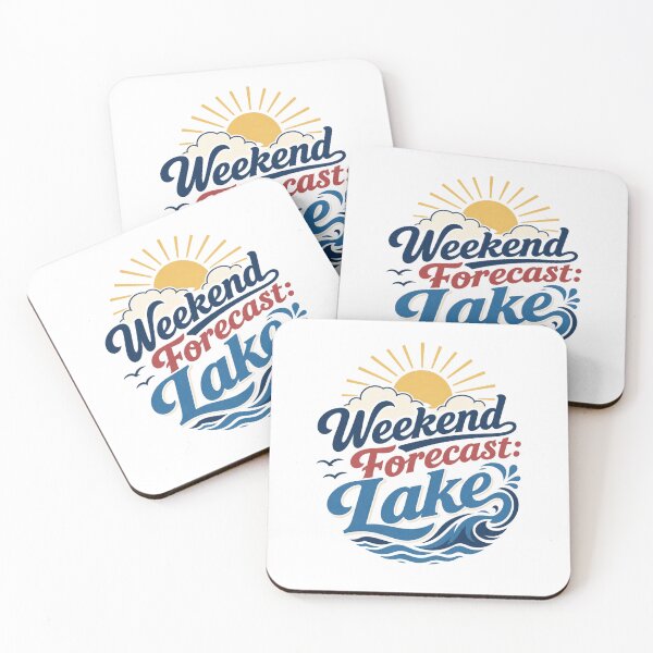 Item preview, Weekend Forecast Lake - Vintage Lake Life designed and sold by GoverArt.