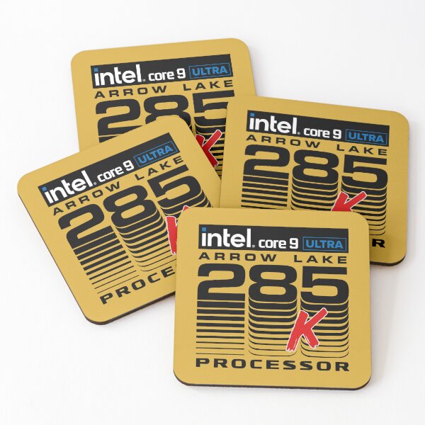 Item preview, INTEL CORE 9 ULTRA 285K Label - Gold designed and sold by OriginWave.