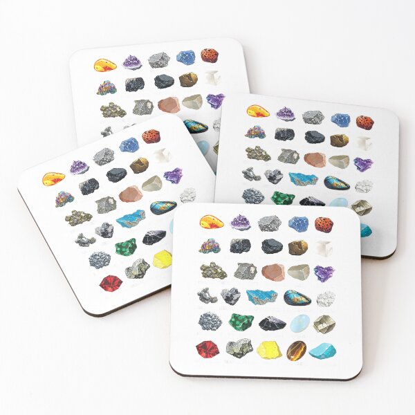 Item preview, Types of Rocks & Minerals Gemology & Geology Educational T-Shirt designed and sold by Voila-creative.