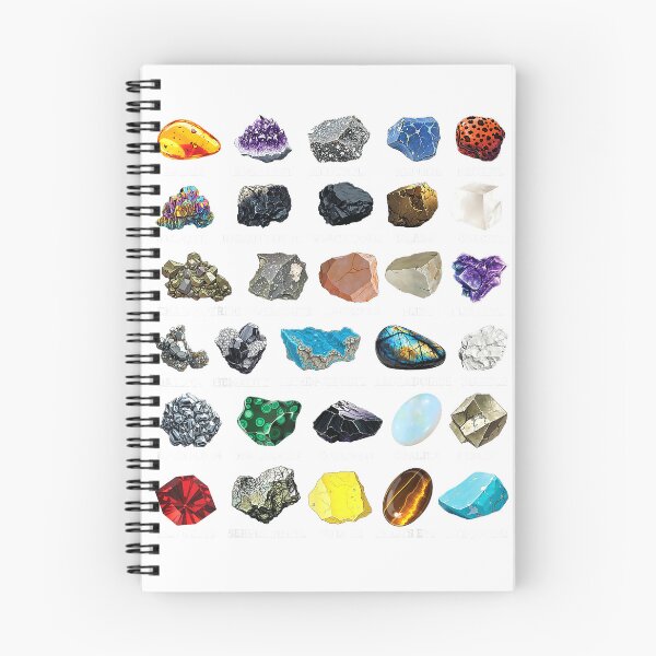 Item preview, Types of Rocks & Minerals Gemology & Geology Educational T-Shirt designed and sold by Voila-creative.