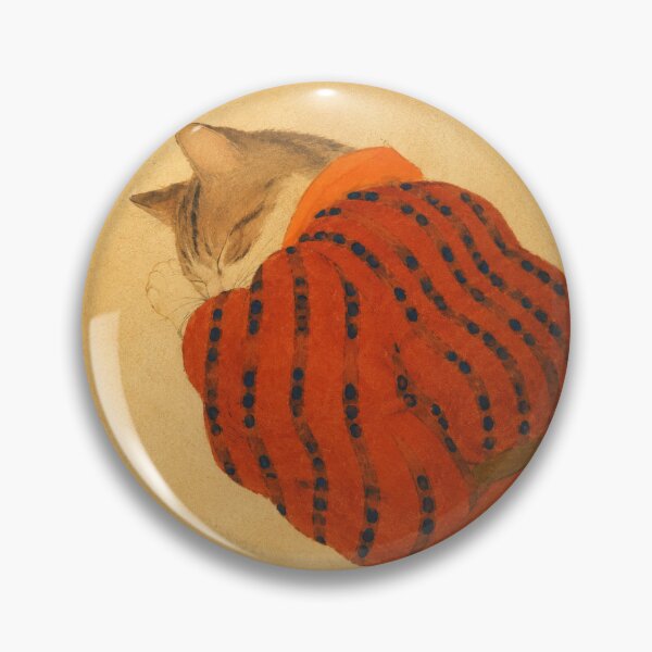 Item preview, Vintage Ukiyoe Sleeping Cat Bedroom Wall Decor designed and sold by bosamji.