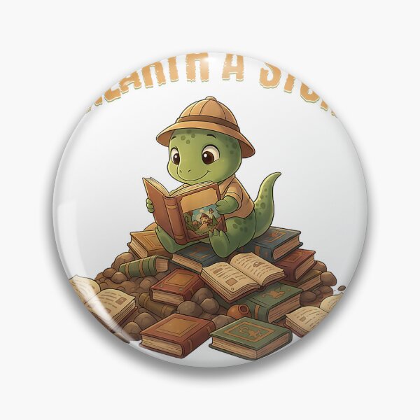 Item preview, Unearth a Story Dinosaur Reading Books Summer 2026 T-Shirt designed and sold by DArtfulStudio.