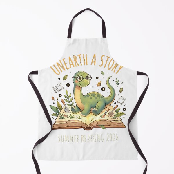 Item preview, Unearth a Story Summer Library Reading 2026 Dinosaur T-Shirt designed and sold by DArtfulStudio.